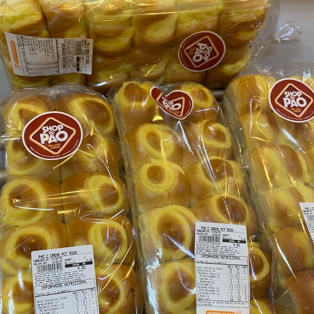 Pão com Creme Pacote 300 g