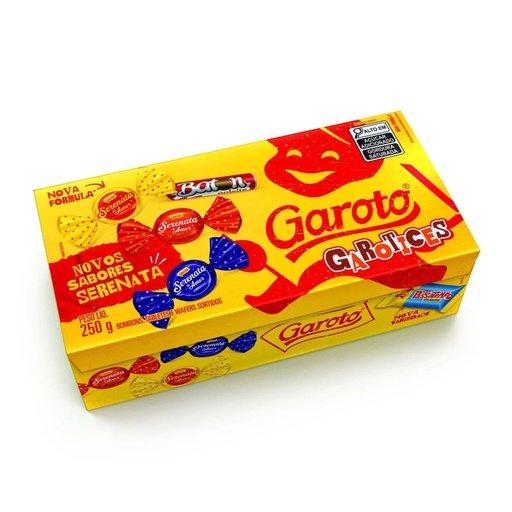 Caixa Bombom Garoto 250 g